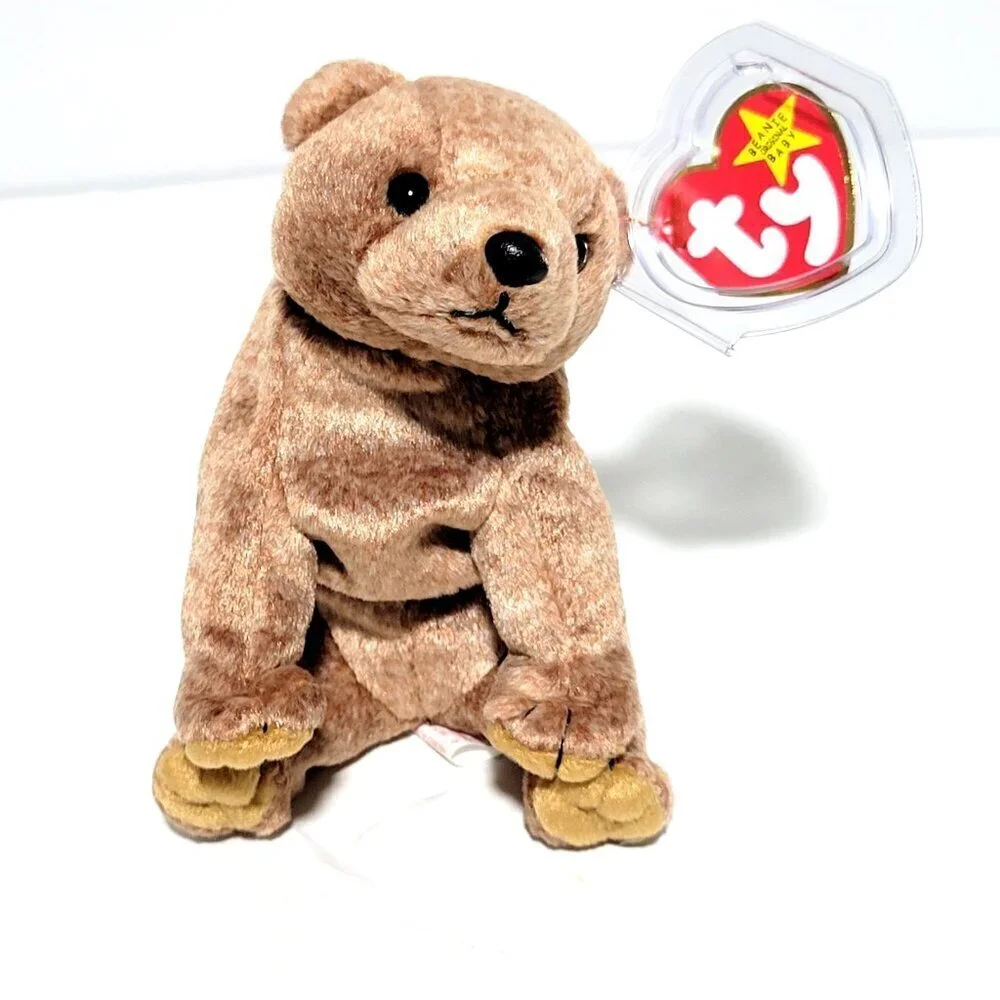 Ty Original Beanie Baby Pecan The Bear NWT 1999 Retired